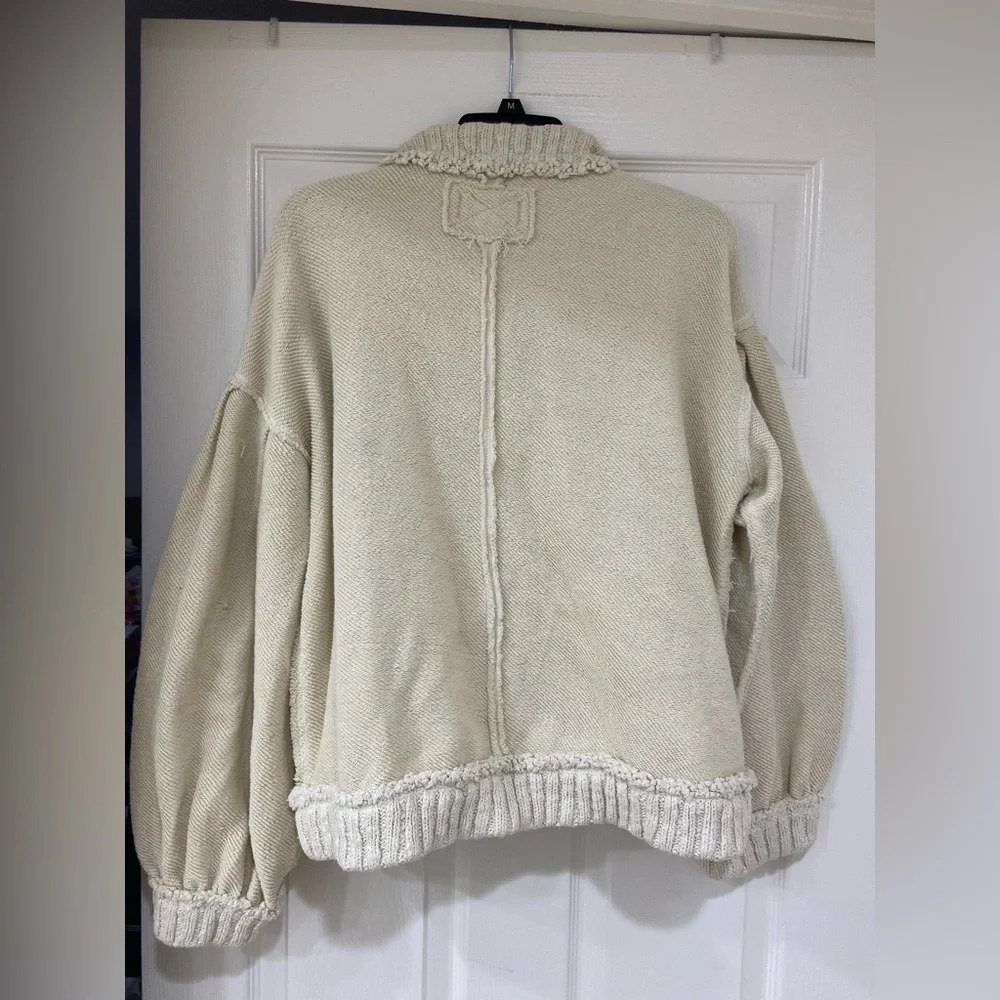 NEW We The Free Cream Cozy Cardigan - Cute in This Cardi in Tea - Picture 9 of 10